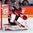 PRAGUE, CZECH REPUBLIC - MAY 4: Canada's Mike Smith #41 goes down to make a blocker save on this play during preliminary round action against the Czech Republic at the 2015 IIHF Ice Hockey World Championship. (Photo by Andre Ringuette/HHOF-IIHF Images)

